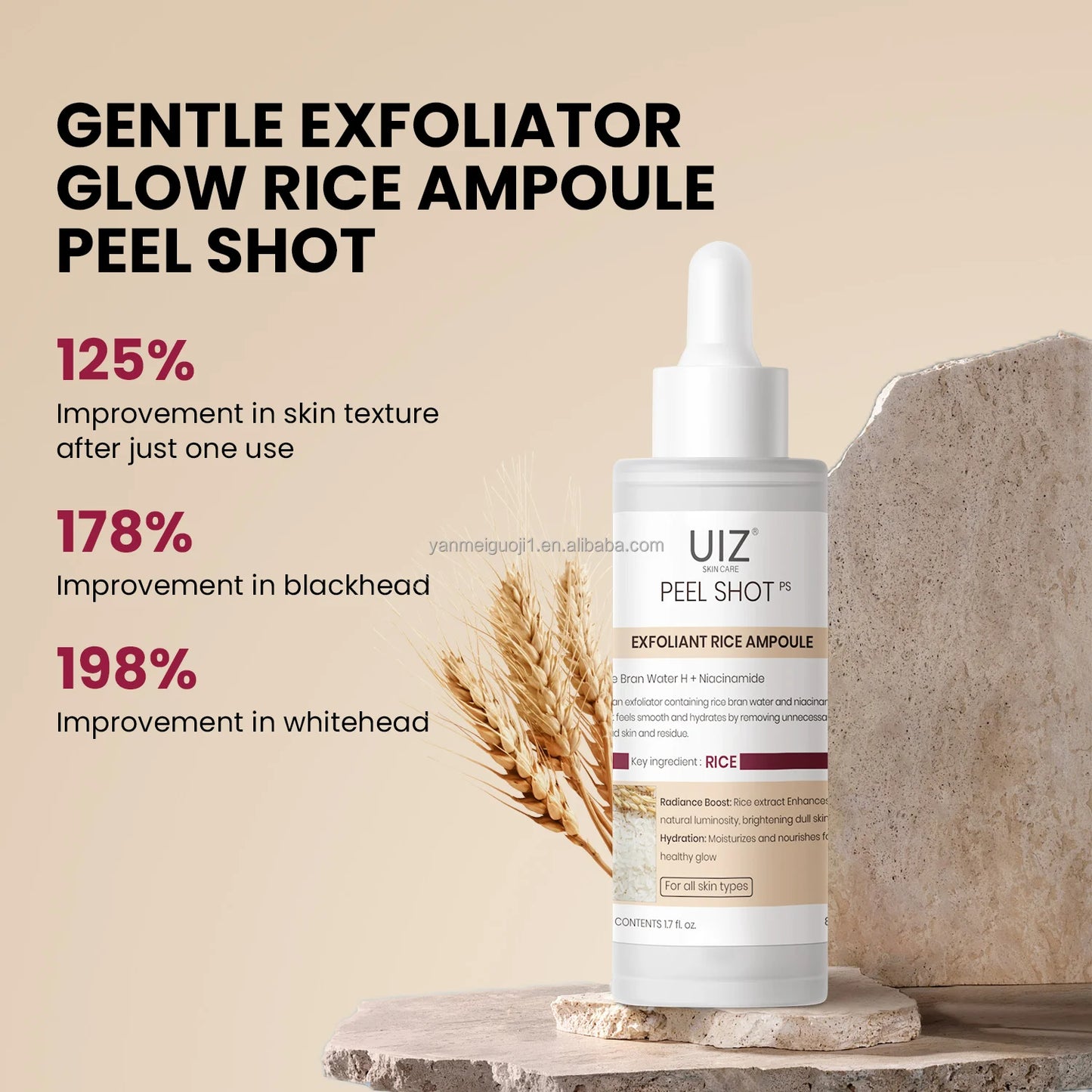 Peel Shot Glow Rice Exfoliating Ampoule
