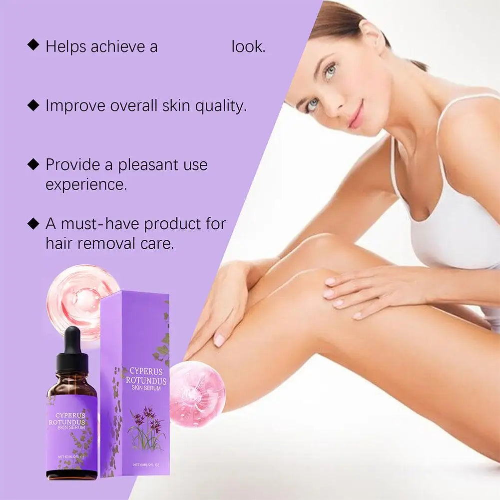 Hair Removal Serum Removal Essence Reduce Armpit Arms Body Hair Inhibitor Shrink Pores Smooth Skin Care Serum Body Cream Care